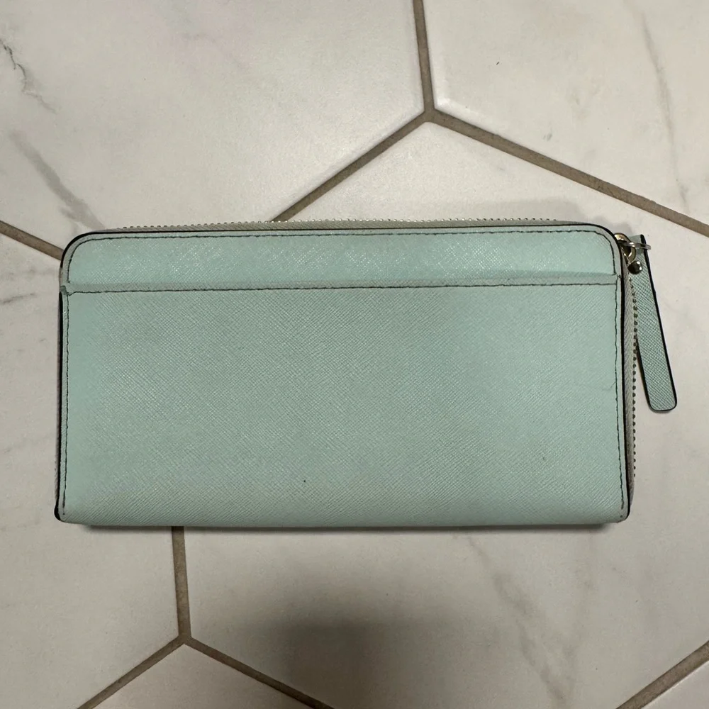 Kate Spade‎ Neda Newberry Lane Zip Around Wallet Mint Green